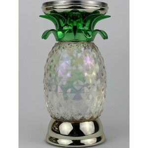 Bath & Body Works Iridescent Pineapple Pedestal 3-Wick Candle Holder